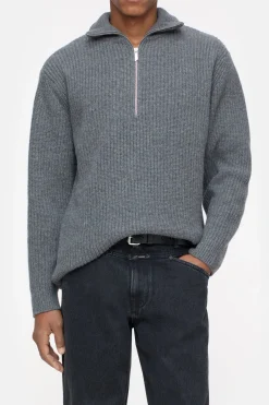 Closed Zip Jumper Dark grey melange Outlet
