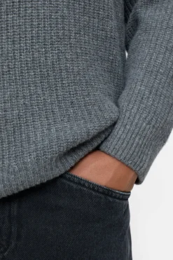Closed Zip Jumper Dark grey melange Outlet
