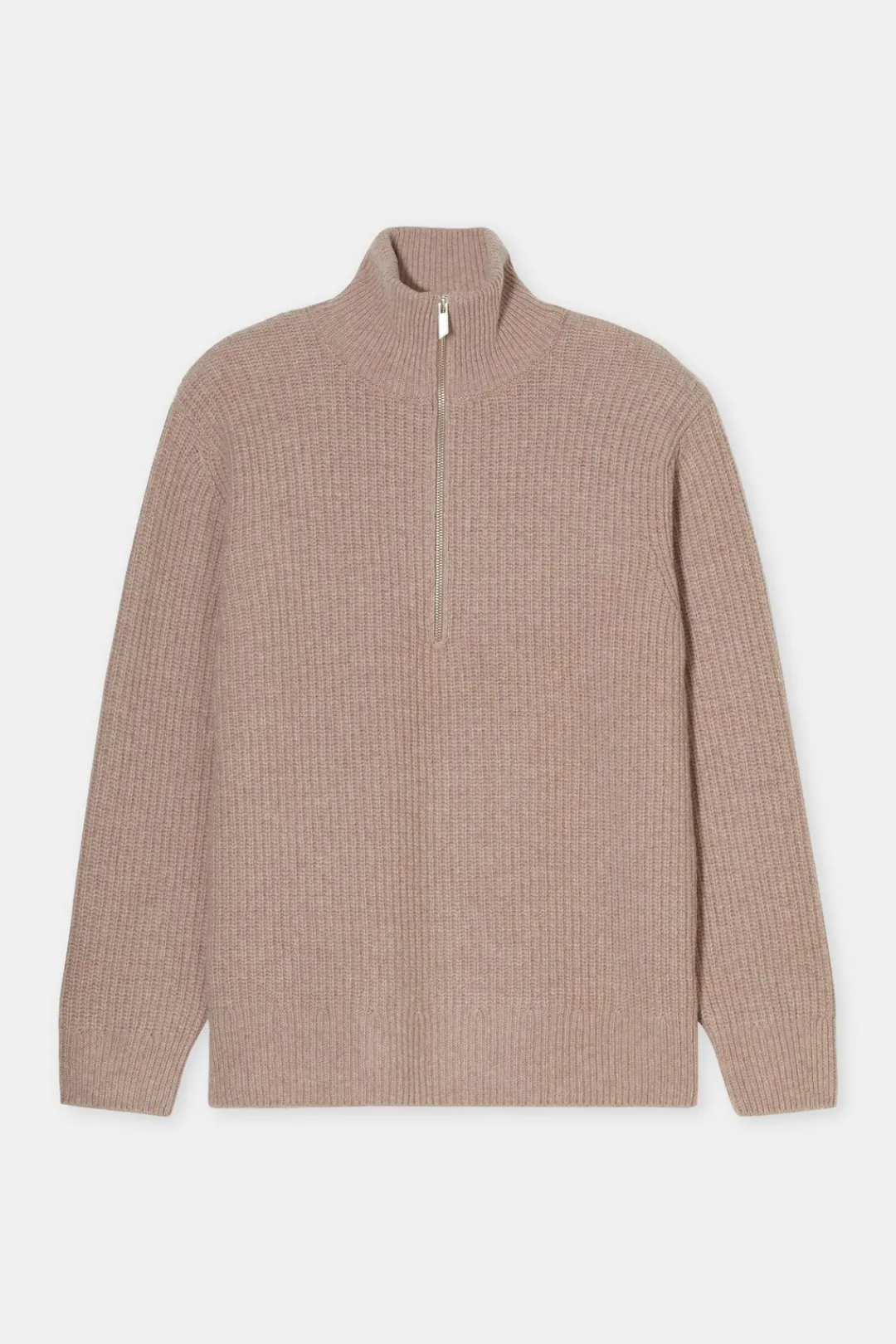 Closed Zip Jumper Cashew cream Outlet